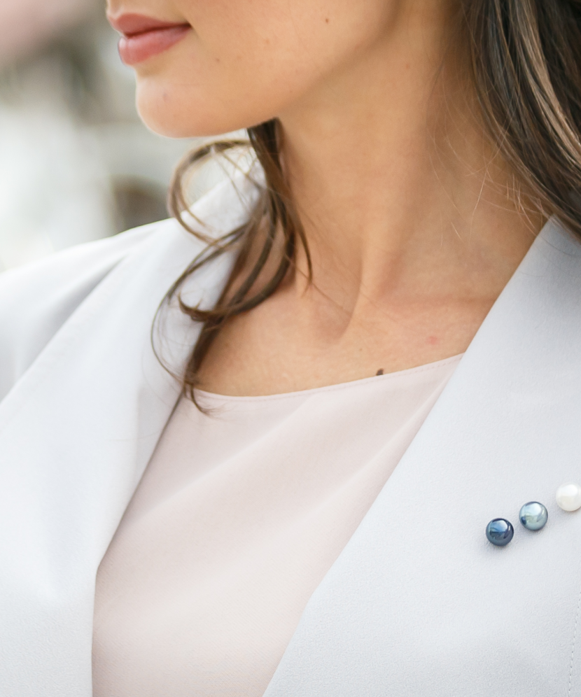 Sudraba sakta ar pērli - Saktas - Goldinga