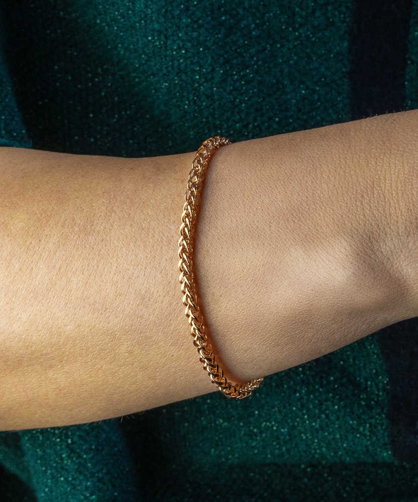 Zelta rokassprādze "Spiker", 3,4 mm - Zelta rokassprādzes - Goldinga