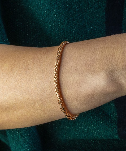 Zelta rokassprādze "Spiker", 3,4 mm - Zelta rokassprādzes - Goldinga