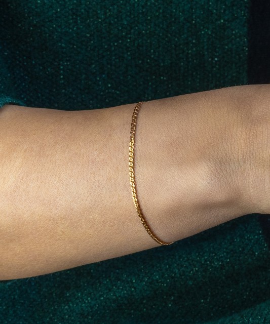 Zelta rokassprādze "Mona Liza", 2,2 mm - Zelta rokassprādzes - Goldinga