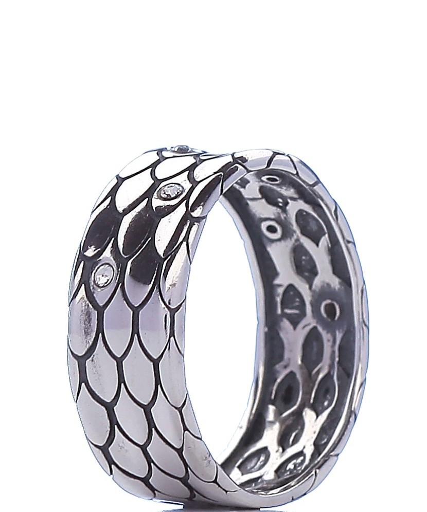 Sudraba gredzens ar cirkonijiem - Sidabriniai žiedai - Goldinga