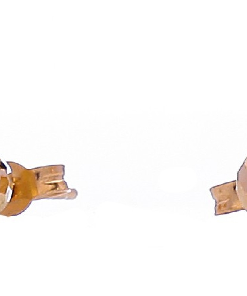 Zelta Gravēti Auskari "Burbulīši", 4 mm - Zelta Auskari - Goldinga