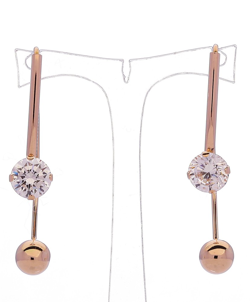 Zelta auskari ar cirkonijiem - Zelta Auskari - Goldinga