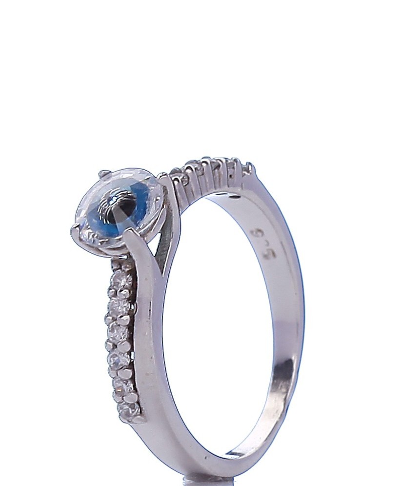 Sidabrinis žiedas su cirkoniais - Sidabriniai žiedai - Goldinga