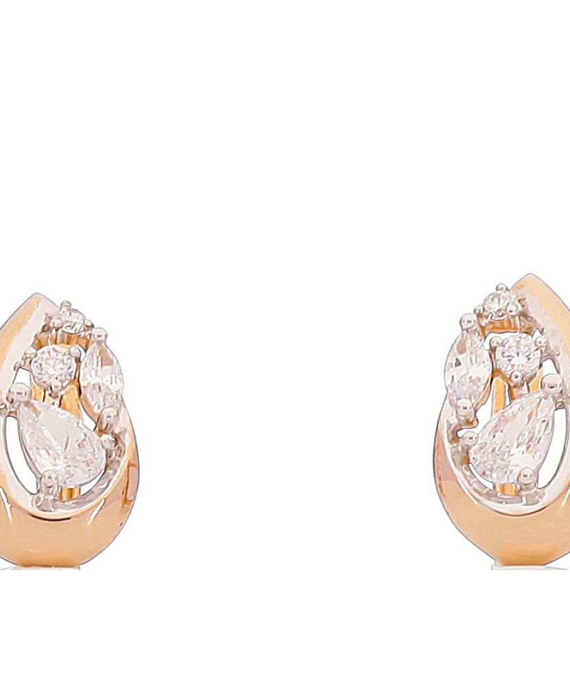 Zelta auskari ar cirkonijiem - Zelta Auskari - Goldinga