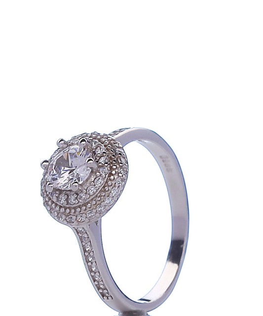 Sudraba gredzens ar cirkonijiem - Sidabriniai žiedai - Goldinga