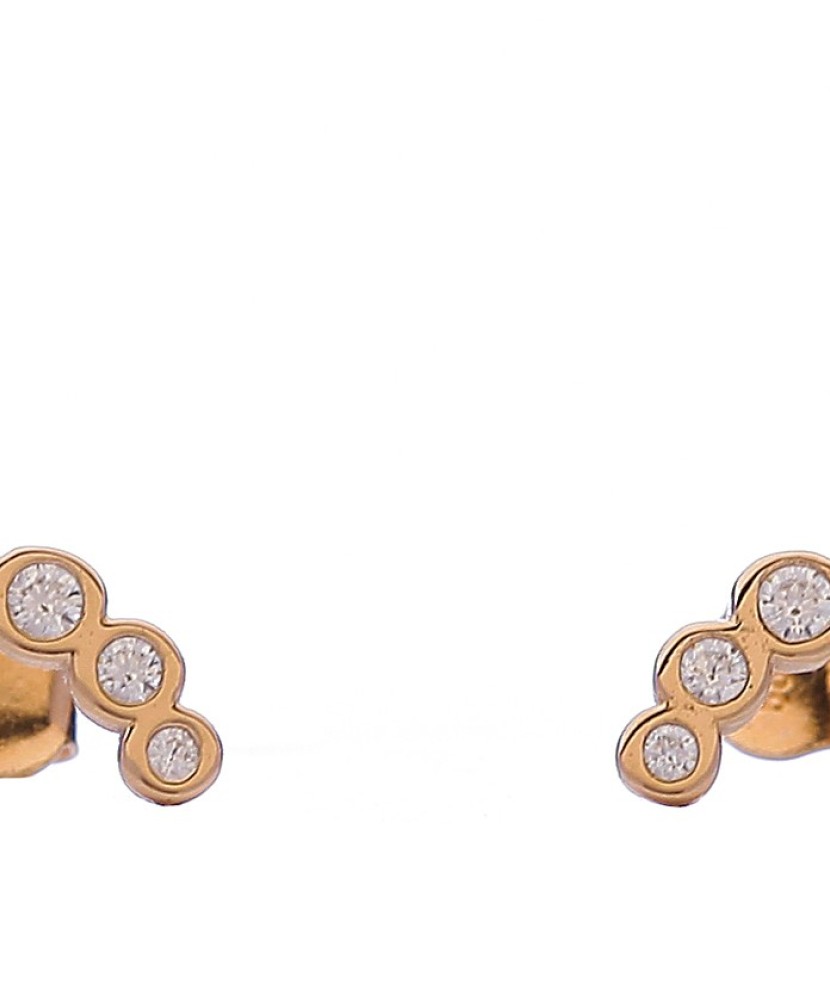 Zelta auskari ar cirkonijiem - Zelta Auskari - Goldinga