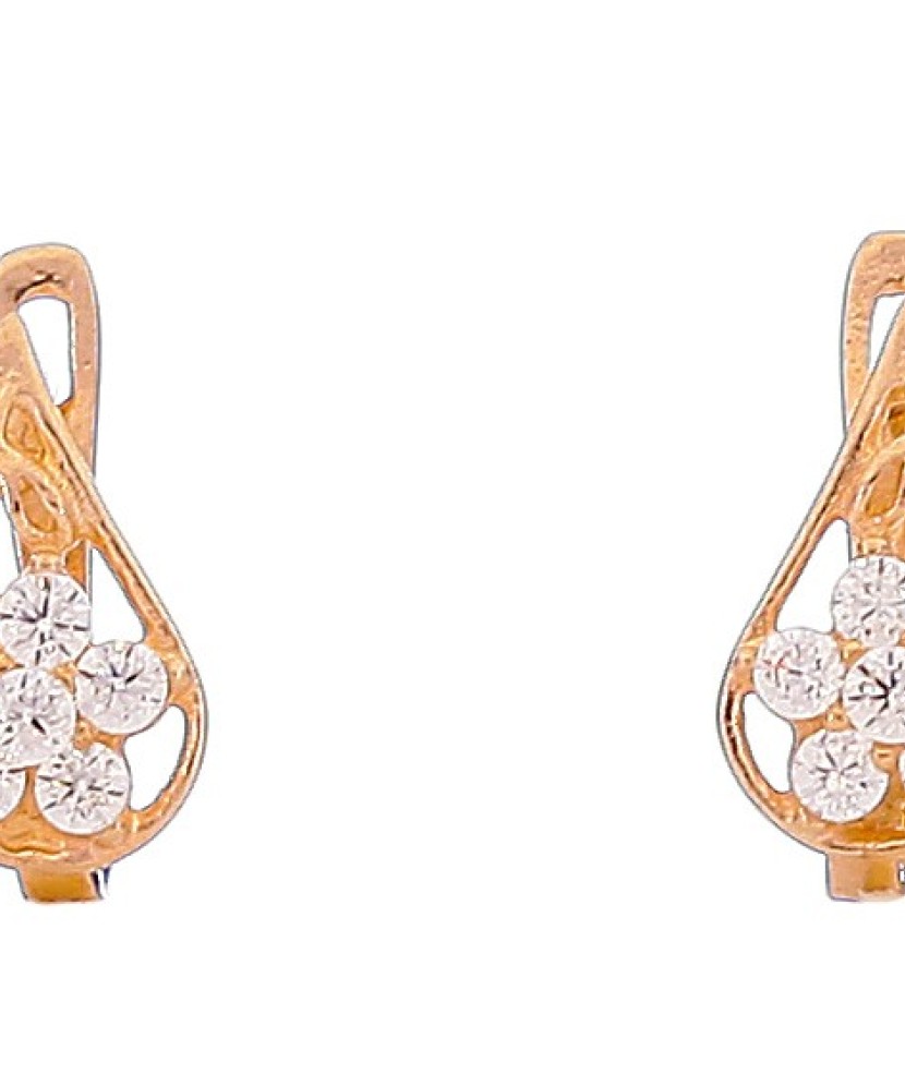 Zelta auskari ar cirkonijiem - Zelta Auskari - Goldinga