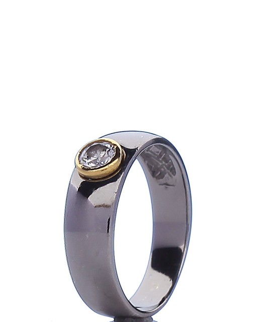 Sidabrinis žiedas su cirkoniu - Sidabriniai žiedai - Goldinga