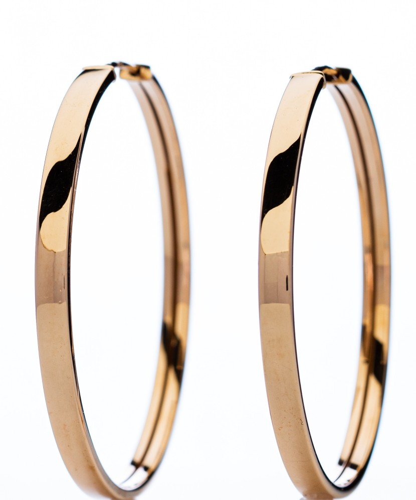 Zelta auskaru komplekti, 36 mm - Zelta Auskari - Goldinga