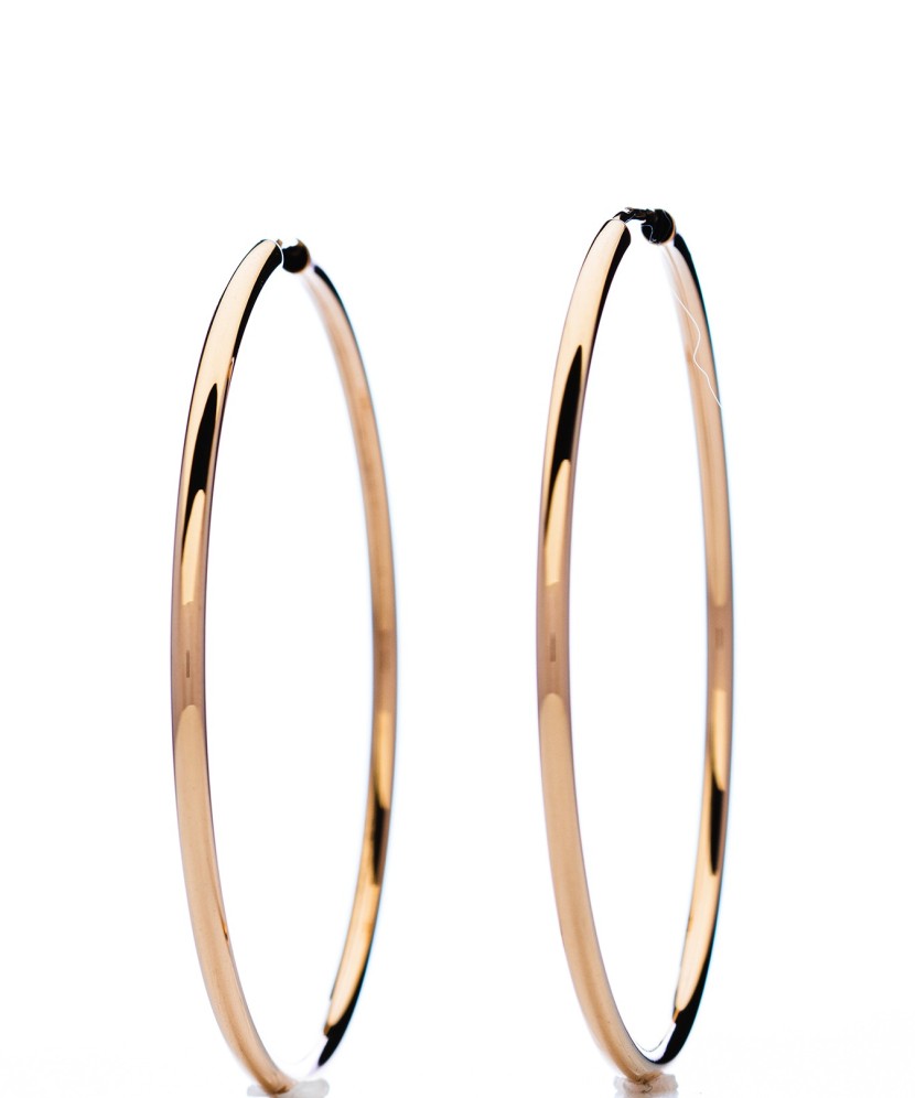 Zelta auskaru komplekti, 45 mm - Zelta Auskari - Goldinga