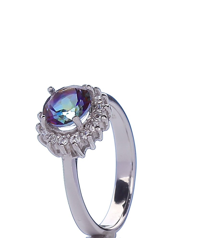 Sudraba gredzens ar "Mystic" akmeni - Sidabriniai žiedai - Goldinga