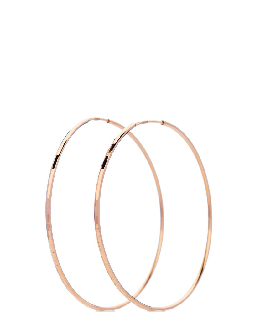 Auksiniai auskarai rinkutės 37mm - Auksiniai auskarai - Goldinga