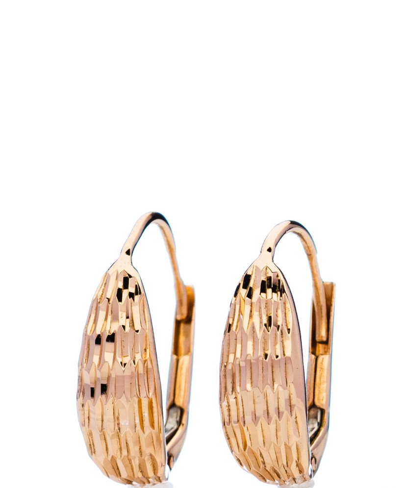 Zelta auskari 18/6 mm - Zelta Auskari - Goldinga