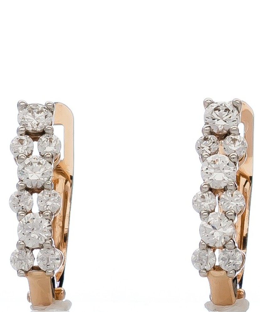 Zelta auskari ar cirkonijiem - Zelta Auskari - Goldinga