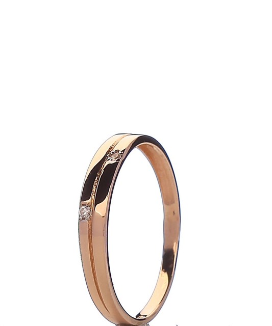 Zelta gredzens ar cirkonijiem - Zelta Gredzeni - Goldinga