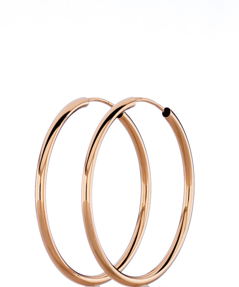 Zelta auskari, 34 mm - Zelta Auskari - Goldinga