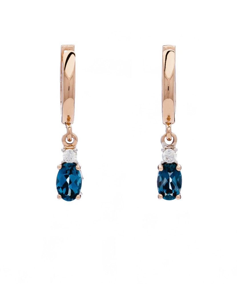 Zelta auskari ar cirkonijiem - Zelta Auskari - Goldinga