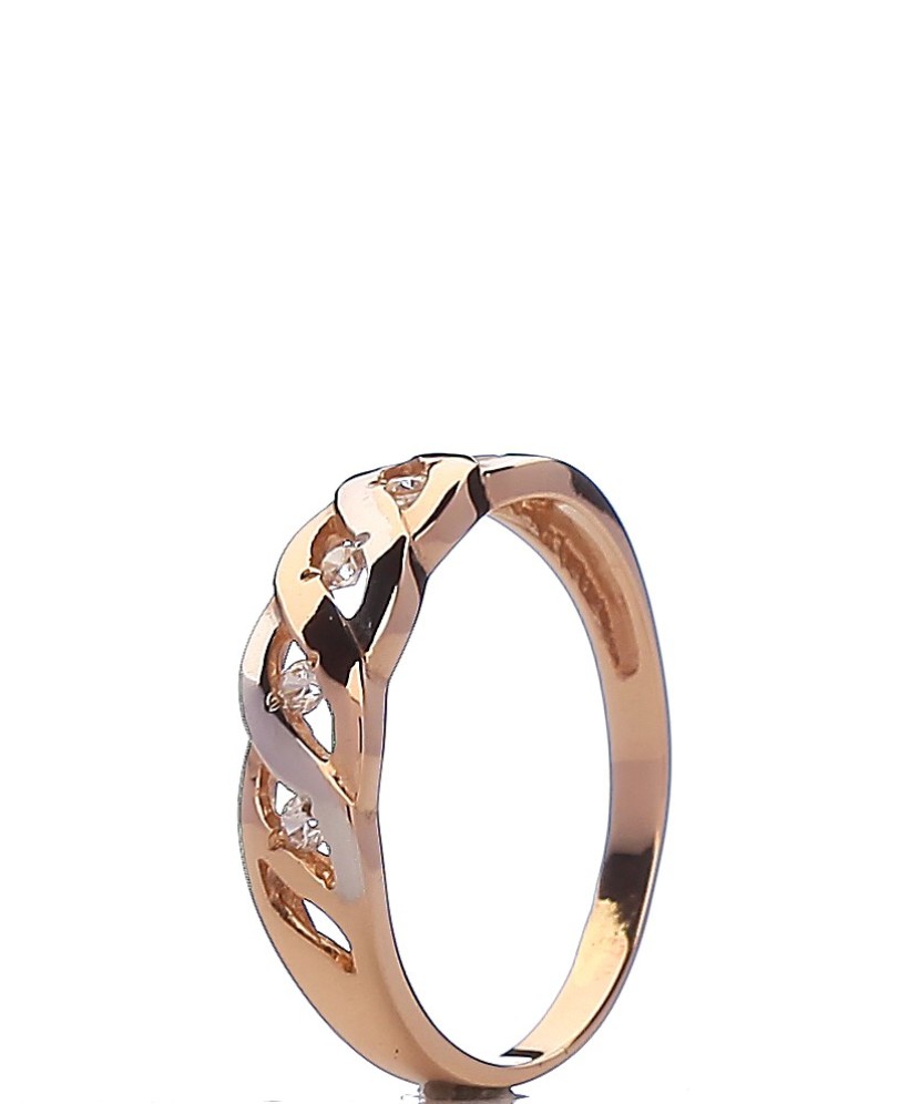 Zelta gredzens ar cirkonijiem - Zelta Gredzeni - Goldinga