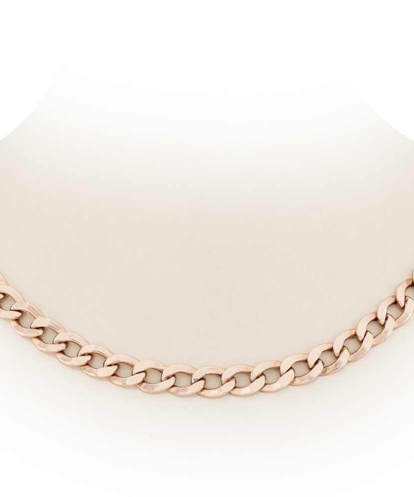 Zelta ķēdīte "Curb", 8,5 mm - Zelta ķēdītes - Goldinga