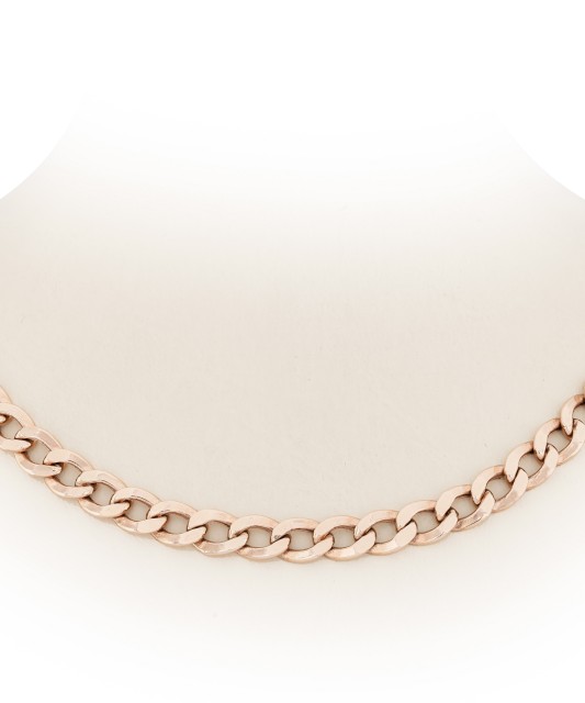 Zelta ķēdīte "Curb", 8,5 mm - Zelta ķēdītes - Goldinga