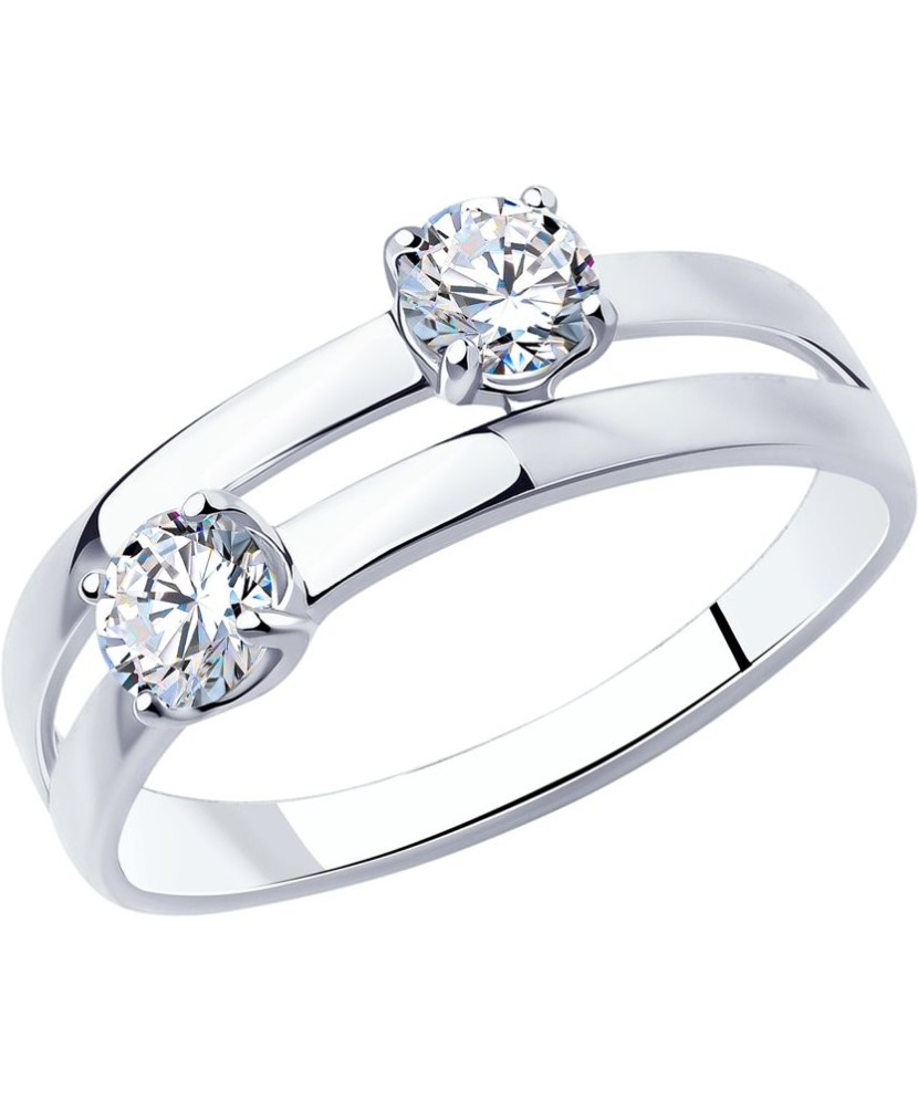 Sudraba gredzens ar cirkonijiem - Sidabriniai žiedai - Goldinga