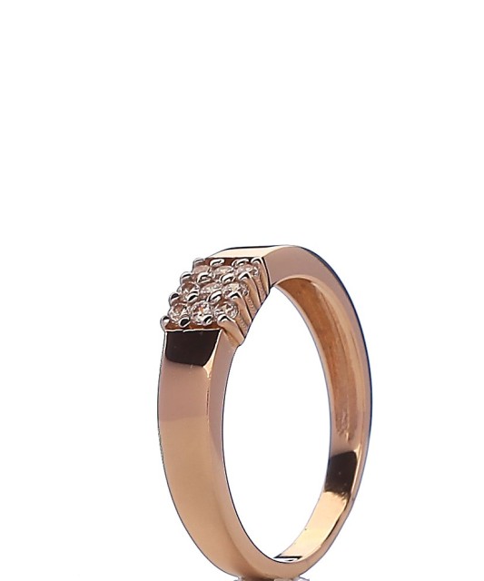 Auksinis žiedas su cirkoniais - Auksiniai žiedai - Goldinga