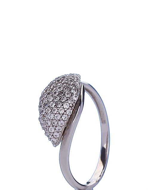 Auksinis žiedas su cirkoniais - Auksiniai žiedai - Goldinga