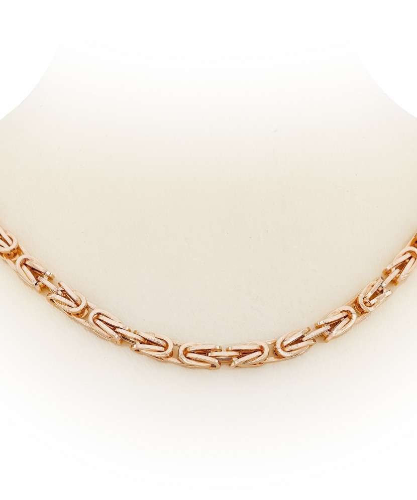 Zelta ķēdīte "Royal python", 3 mm - Zelta ķēdītes - Goldinga