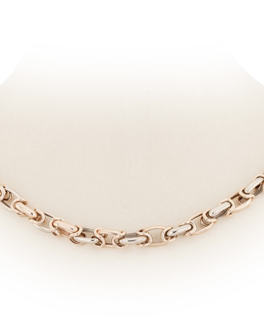 Zelta ķēdīte "Byzantine", 6,7 mm - Zelta ķēdītes - Goldinga