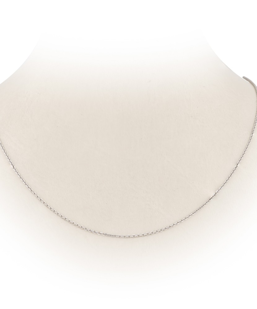 Baltā zelta ķēdīte "Anchor", 1,2 mm - Zelta ķēdītes - Goldinga