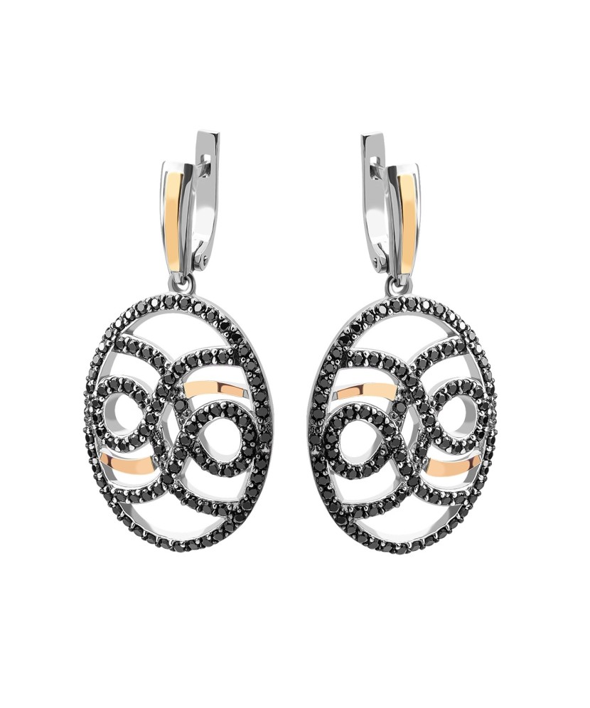 Sudraba auskari ar cirkonijiem - Sudraba Auskari - Goldinga