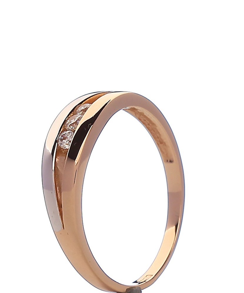 Zelta gredzens ar cirkonijiem - Zelta Gredzeni - Goldinga