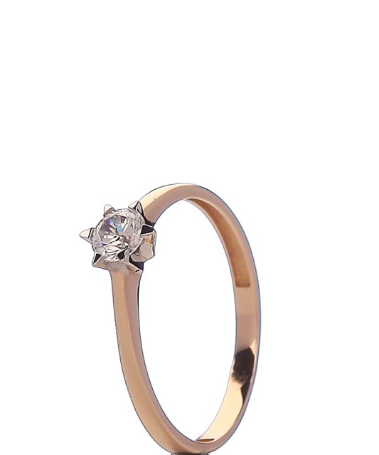 Zelta gredzens ar cirkoniju - Zelta Gredzeni - Goldinga