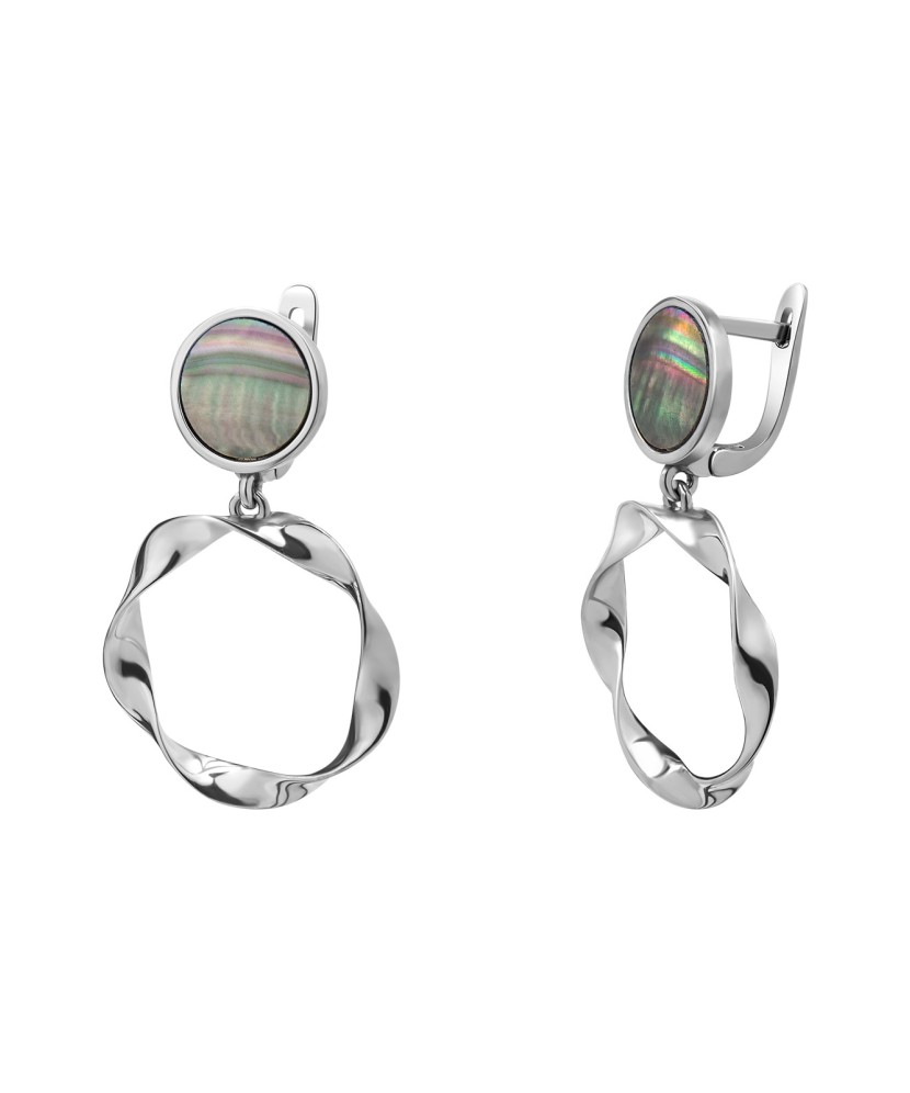 Sudraba auskari ar perlamutru - Sudraba Auskari - Goldinga