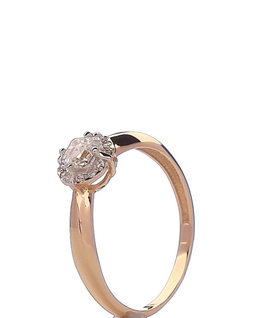 Zelta gredzens ar cirkonijiem - Zelta Gredzeni - Goldinga