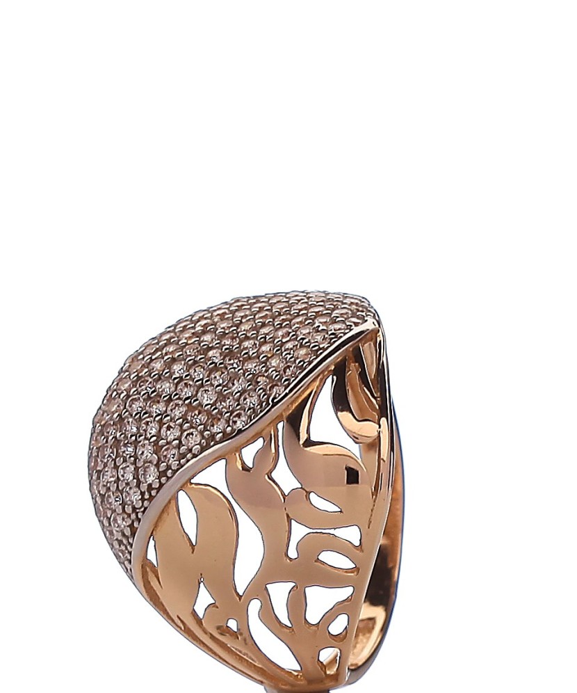 Zelta gredzens ar cirkonijiem - Zelta Gredzeni - Goldinga