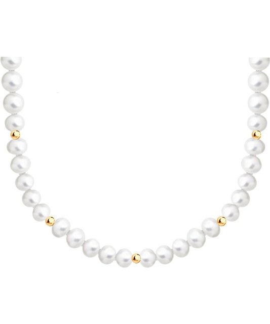 Perlų vėrinys su auksu - Perlų vėriniai - Goldinga