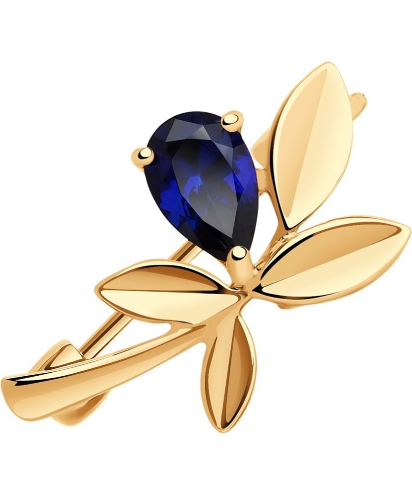 Zelta sakta ar korundu - Saktas - Goldinga