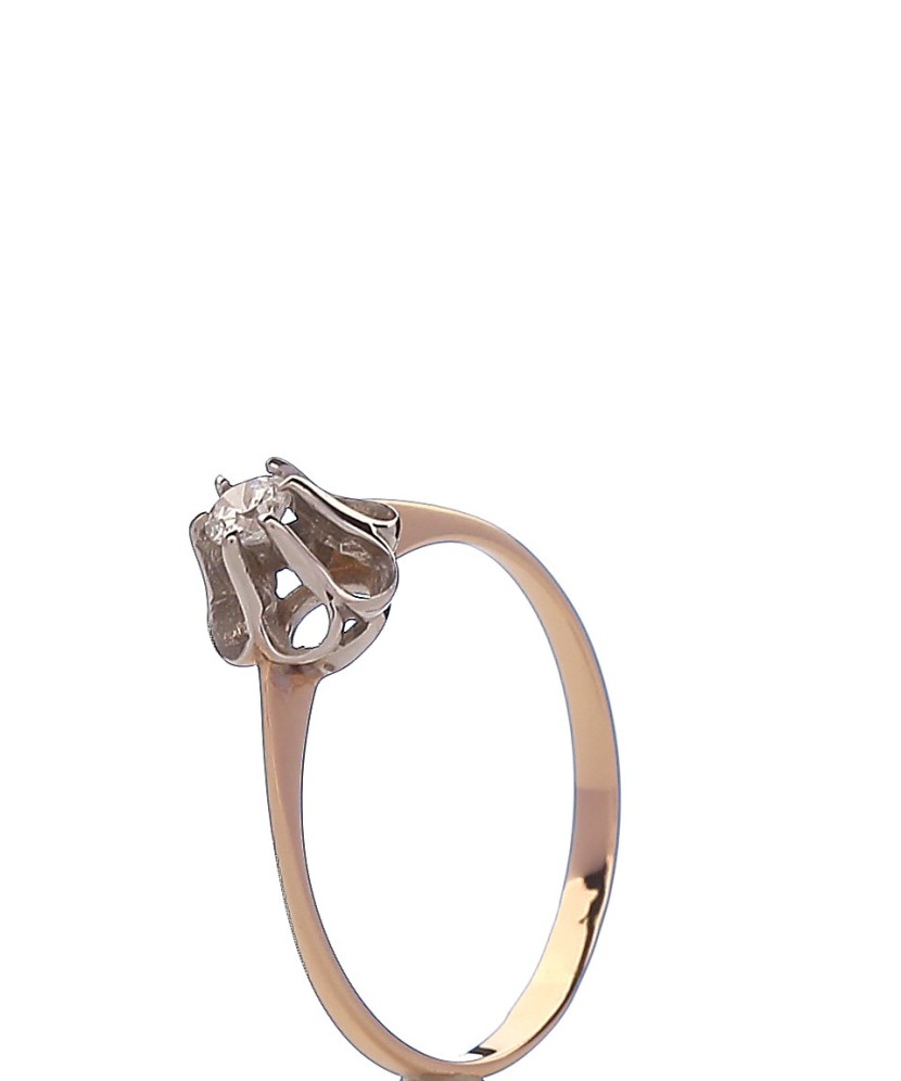 Zelta gredzens ar cirkoniju - Zelta Gredzeni - Goldinga