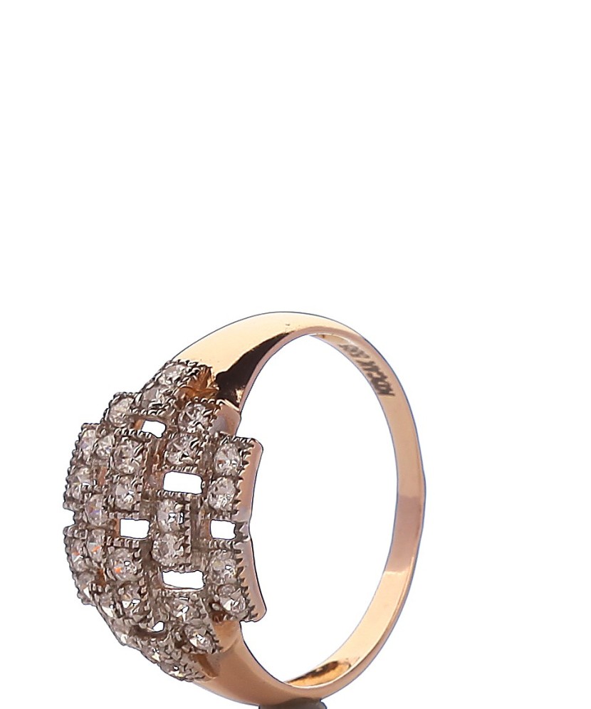 Zelta gredzens ar cirkonijiem - Zelta Gredzeni - Goldinga