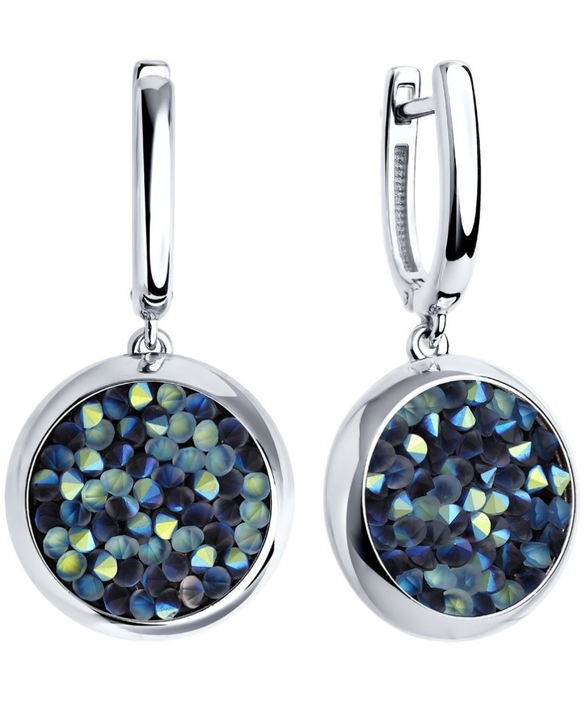 Sudraba auskari ar kristāliem - Sudraba Auskari - Goldinga