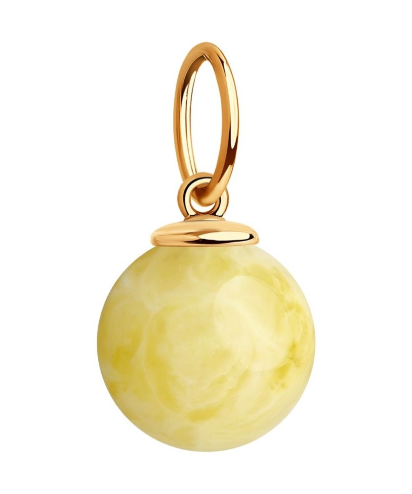 Zelta piekariņš ar dzintaru - Zelta Kuloni - Goldinga