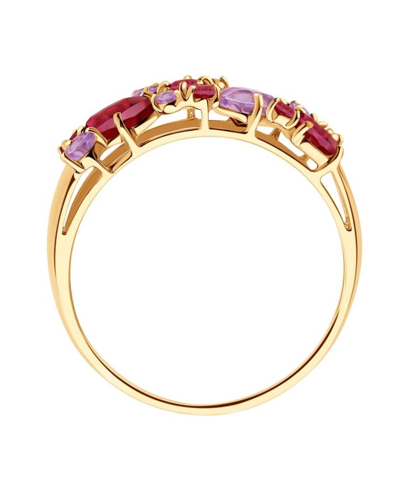 Zelta gredzens ar ametistiem - Zelta Gredzeni - Goldinga