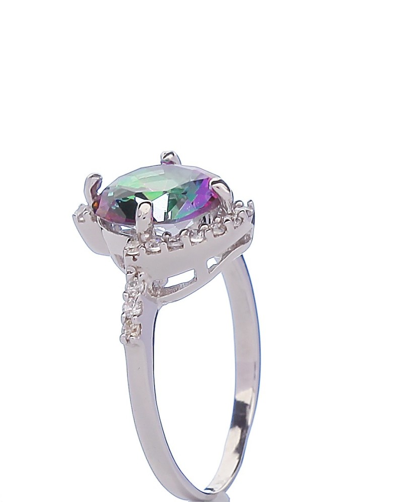 Sudraba gredzens ar cirkonijiem - Sidabriniai žiedai - Goldinga