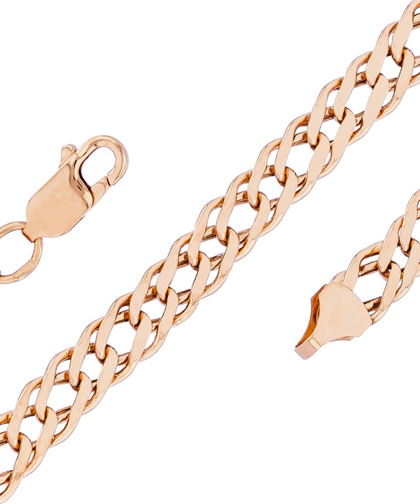 Zelta ķēdīte "Rombo", 5,6 mm - Zelta ķēdītes - Goldinga