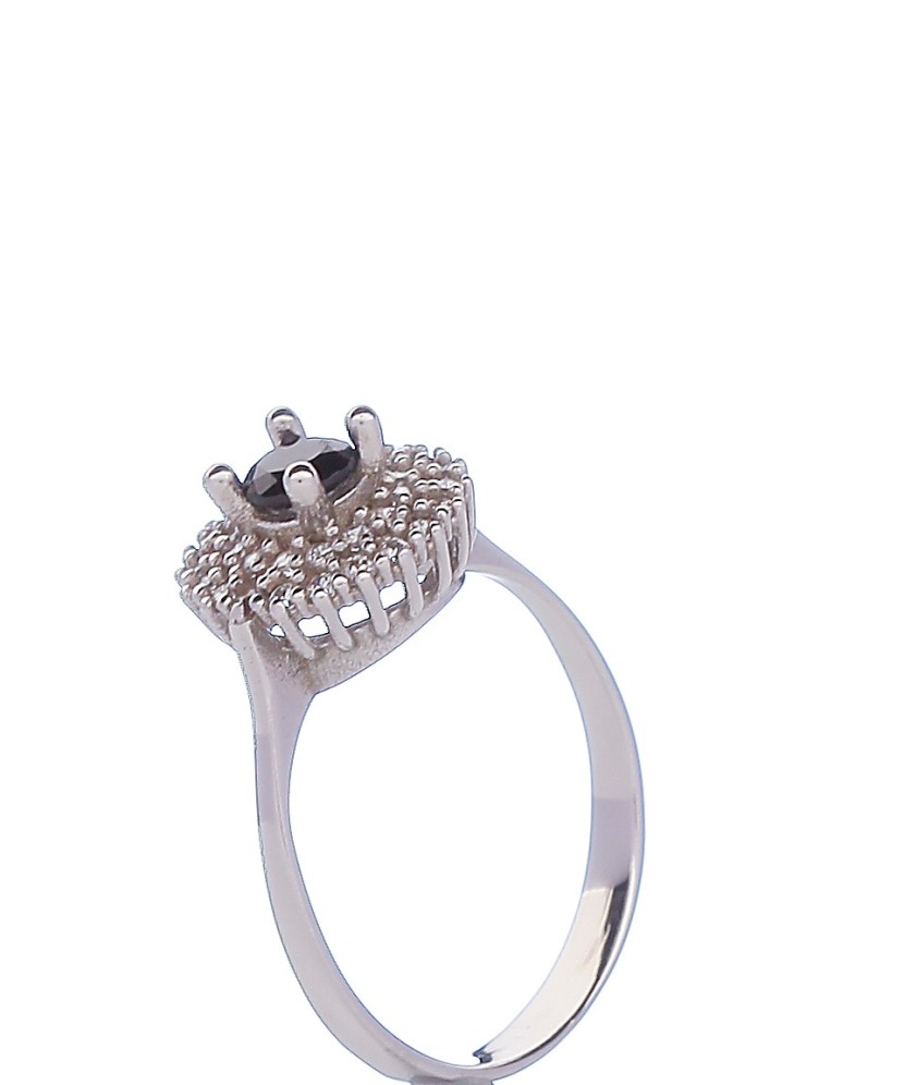 Sudraba gredzens ar cirkonijiem - Sidabriniai žiedai - Goldinga