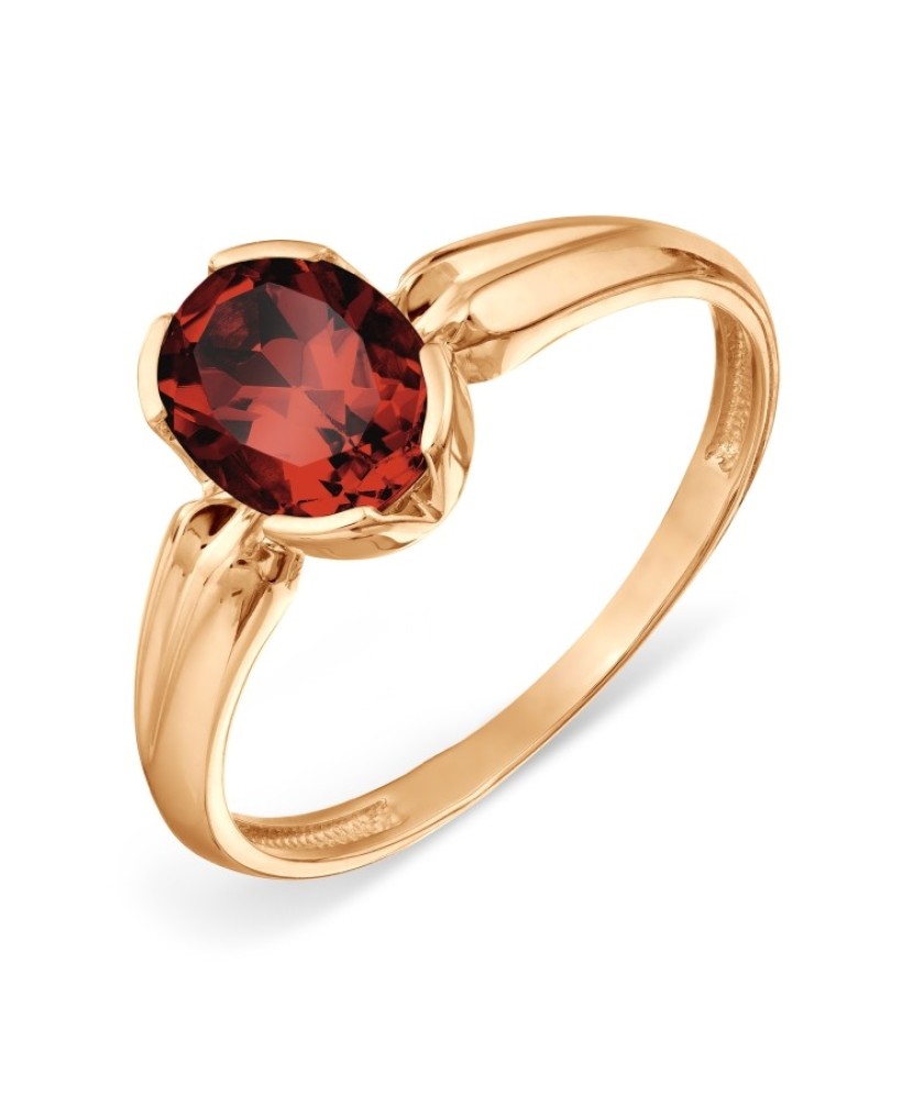 Zelta gredzens ar granātu - Zelta Gredzeni - Goldinga