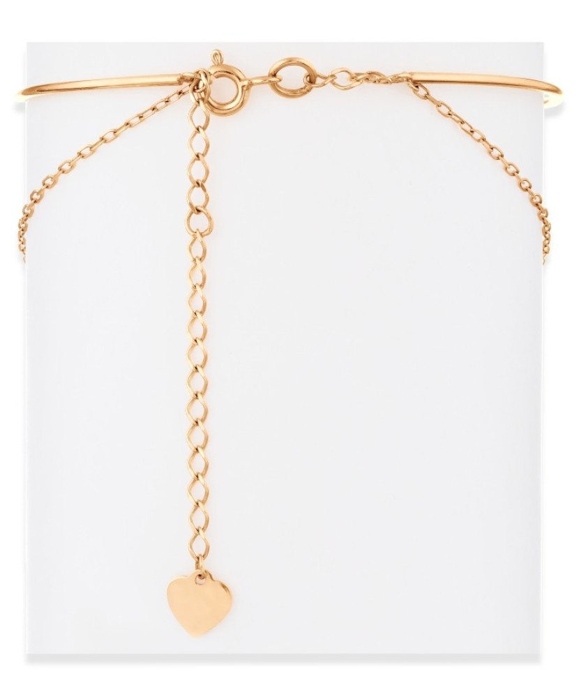 Zelta rokassprādze ar cirkonijiem - Zelta rokassprādzes - Goldinga