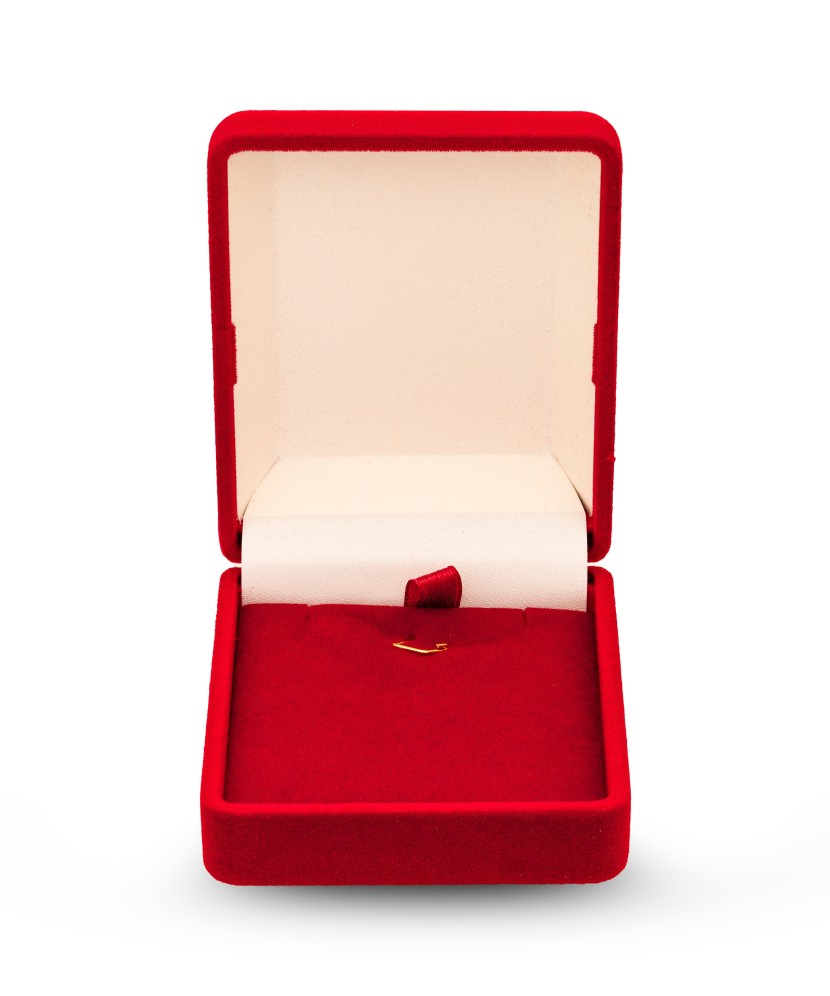 Taisnstūrveida kaste, sarkana - Kastes (rotaslietām) - Goldinga